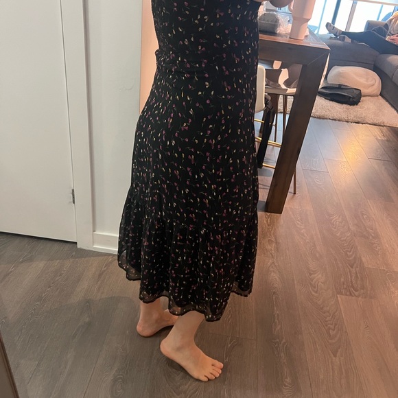 FRANKLIN AND DAISY floral midi dress NWT - Picture 4 of 4